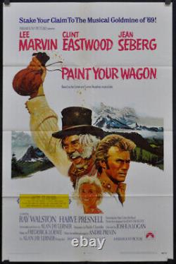 Paint Your Wagon 1969 Original 27x41 Intl Movie Poster Lee Marvin Clint Eastwood