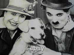 Persian Handmade Rug Charlie Chaplin Edna Purviance & Mutt Film A Dog's Life