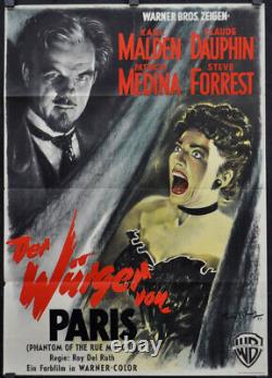 Phantom Of The Rue Morgue 1954 Original 23x33 German Movie Poster Karl Malden