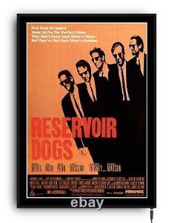 RESERVOIR DOGS MR BLONDE light up movie poster led sign home cinema room theatre