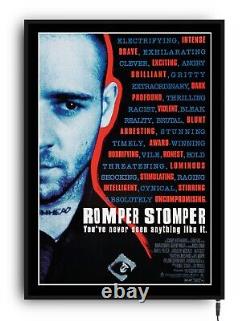 ROMPA STOMPA Light up movie poster lightbox led sign home cinema room skinheads