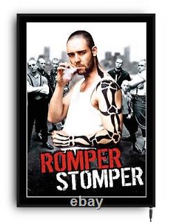 ROMPA STOMPA Light up movie poster lightbox led sign home cinema room skinheads