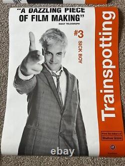 Rare Original Full Set Of Trainspotting Movie Posters Ewan McGregor Danny Boyle