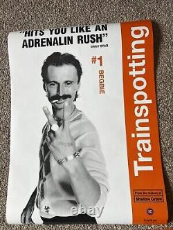 Rare Original Full Set Of Trainspotting Movie Posters Ewan McGregor Danny Boyle