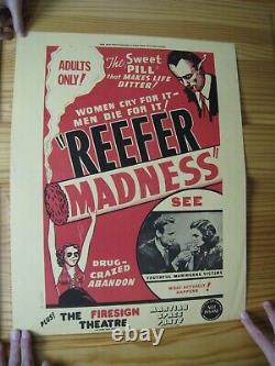 Reefer Madness Movie Poster 1972 Propaganda