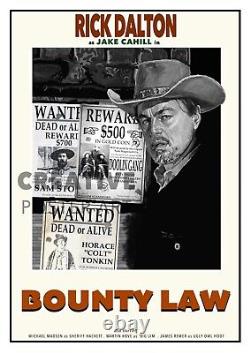 Rick Dalton Posters Set of 6 Posters The West West Rick Dalton Film Posters