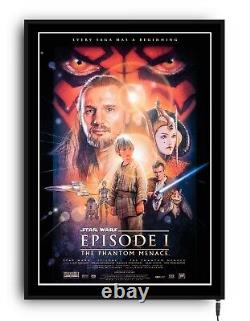 STAR WARS THE MANDALORIAN Light up movie poster lightbox led sign home cinema