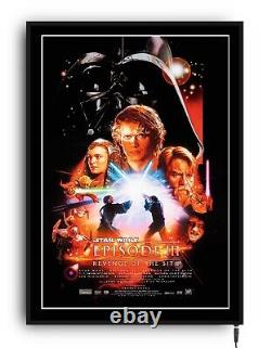 STAR WARS THE MANDALORIAN Light up movie poster lightbox led sign home cinema