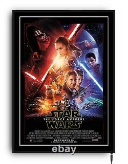 STAR WARS THE MANDALORIAN Light up movie poster lightbox led sign home cinema