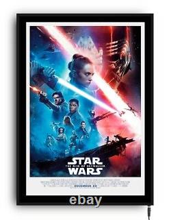 STAR WARS THE MANDALORIAN Light up movie poster lightbox led sign home cinema