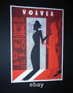 Sale / VOLVER Cuban Screenprint Poster PENELOPE CRUZ Almodovar Movie CUBA SPAIN