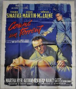 Some Came Running 1959 Orig 47x63 French Movie Poster Frank Sinatra Dean Martin