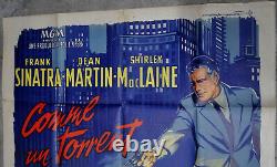 Some Came Running 1959 Orig 47x63 French Movie Poster Frank Sinatra Dean Martin