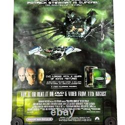 Star Trek Rare Poster Nemesis Promotional Bus Shelter Poster Original 2002 Film