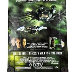 Star Trek Rare Poster Nemesis Promotional Bus Shelter Poster Original 2002 Film