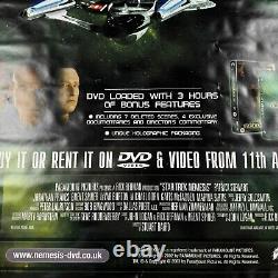 Star Trek Rare Poster Nemesis Promotional Bus Shelter Poster Original 2002 Film