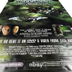 Star Trek Rare Poster Nemesis Promotional Bus Shelter Poster Original 2002 Film