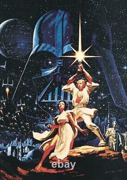 Star Wars A New Hope Classic Movie Large CANVAS Art Print A0 A1 A2 A3 A4