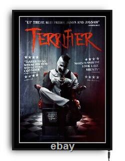 TERRIFIER Lightbox movie poster led sign home cinema film theatre room HORROR