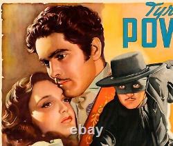 THE MARK OF ZORRO (1940) one sheet 27x41 RARE classic movie poster