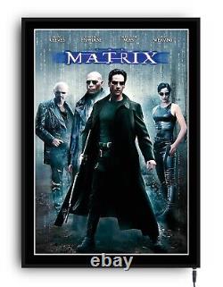 THE MATRIX Light up movie poster lightbox led sign home cinema theater room