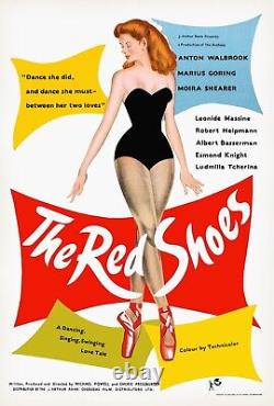 THE RED SHOES (1948) one sheet 27x40 GREAT classic British movie poster