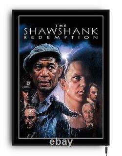 THE SHAWSHANK REDEMPTION Lightbox movie poster led sign home cinema film room