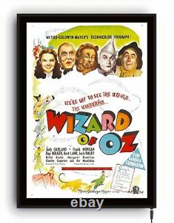 THE WIZARD OF OZ Light up movie poster lightbox led sign home cinema film