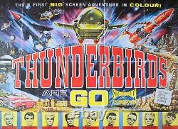 THUNDERBIRDS ARE GO' 1980's REPRINT FILM MOVIE CINEMA POSTER MEMORABILIA