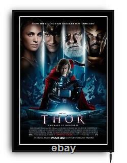 THUNDERBOLTS Light up movie poster led sign home cinema film theatre room MARVEL