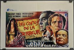 Tales Of Terror 1962 Orig 14x21 Belgian Movie Poster Vincent Price Roger Corman
