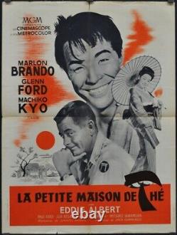 Teahouse Of The August Moon 1956 ORIG 24X32 FRENCH MOVIE POSTER MARLON BRANDO