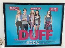 The DUFF UK Original Movie Poster Quad Frame included