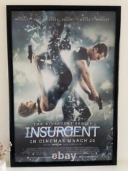 The Divergent Series Insurgent UK Original Movie Poster Portrait Frame inclu