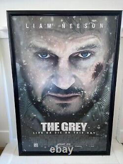 The Grey UK Original Movie Poster Portrait One Sheet- Frame included