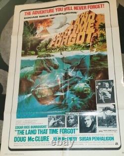 The Land That Time Forgot movie poster Doug McClure 27 x 40 inch