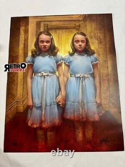 The Shining Twins Art Poster 16x20 2023 Limited Horror Movie Stanley Kubrick