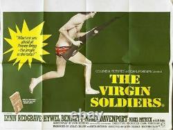 The Virgin Soldiers Original British Quad Movie Poster 1969 Union Jack Underwear