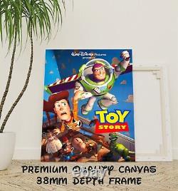 Toy Story Woody Buzz Classic Movie Large CANVAS Art Print Gift A0 A1 A2 A3 A4