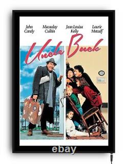 UNCLE BUCK Light up movie poster lightbox led sign home cinema film theatre room