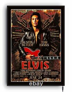 VIVA LAS VEGAS ELVIS Backlit movie poster lightbox led sign home cinema room