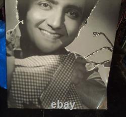 Vintage BOLLYWOOD Black & White POSTER of Actor Bharat Bhushan RARE COLLECTIBLE