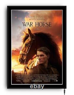 WAR HORSE Light up movie poster led sign home cinema film theatre room WW1