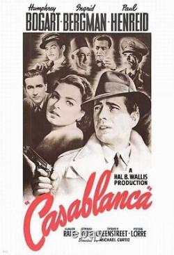 WOW NICE Casablanca 1942 Classic Movie Small Poster Ad Art 16 by 28 L@@K