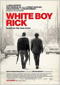 White Boy Rick Classic Movie Art Large CANVAS Print Gift A0 A1 A2 A3 A4